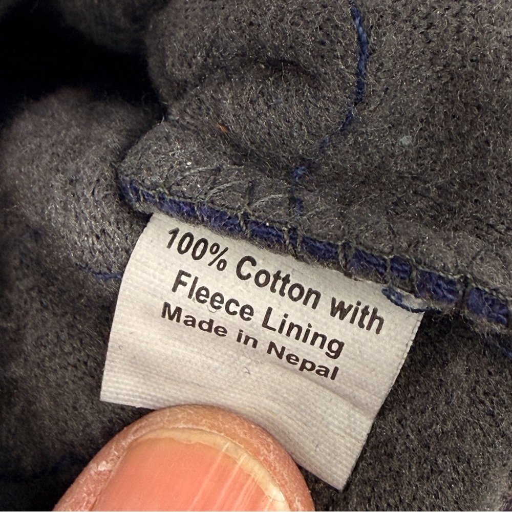 Boho Embroidered Fingerless Gloves Colorful with Floral Design 100% Cotton - Picture 7 of 8